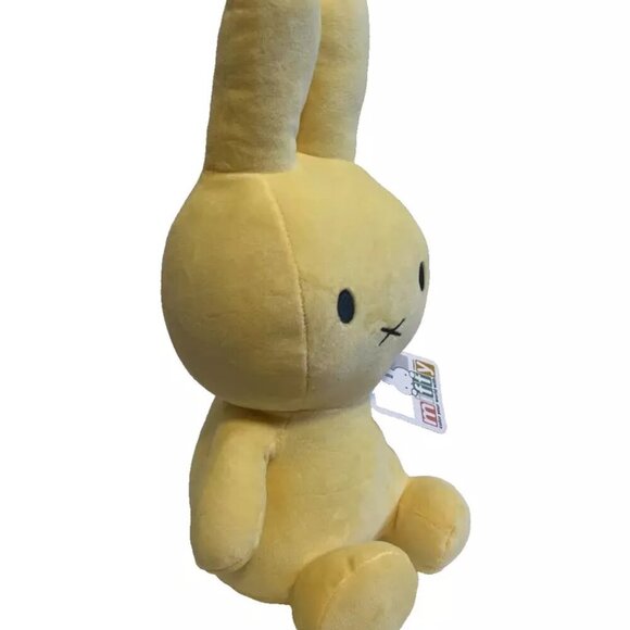 NEW Adorable Sitting Nijntje MIFFY 15” Plush Doll - Lemon Yellow - Picture 5 of 6